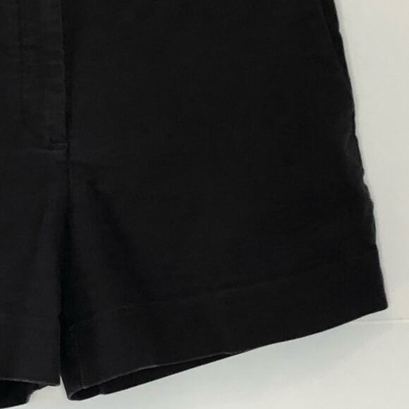 Gap Tailored Stretch Black Shorts Flat Panel Front size 8R - Picture 7 of 12